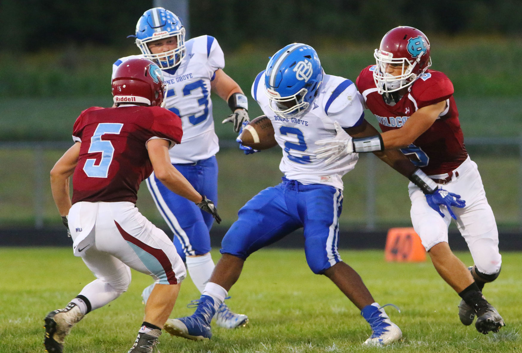 Boone Grove at Hanover Central football